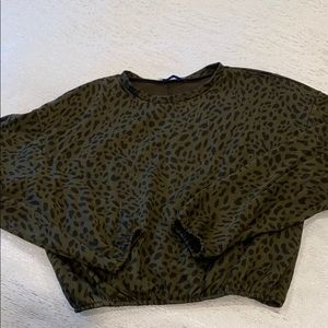 Zara cropped sweater size small
